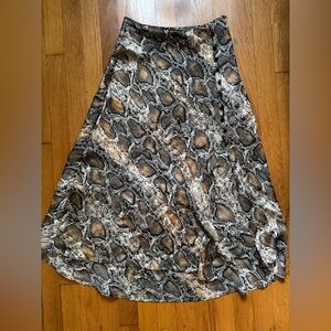 Printed Zara midi skirt